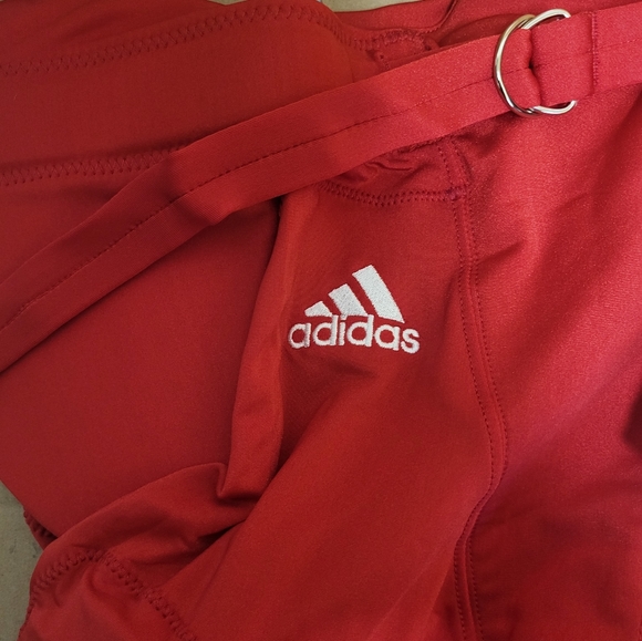 Adidas Climalite 7 Pad Football Pants With Belt NWT - Picture 4 of 7